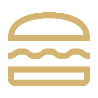 icone burger pour accéder au menu des plats